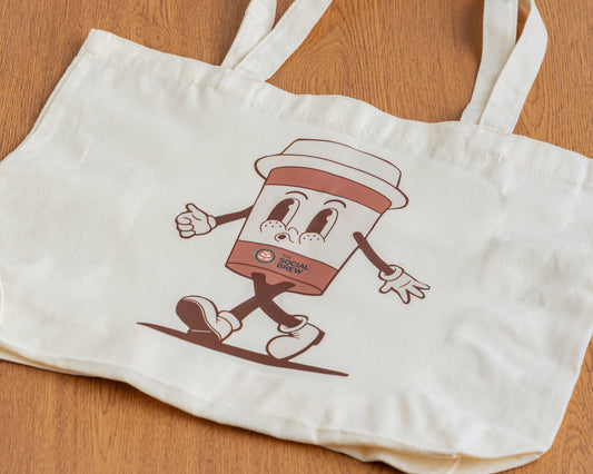Social Brew Tote Bag